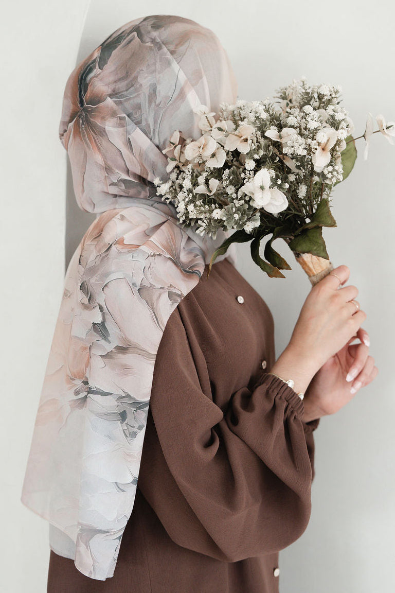 Desert Rose Chiffon Print