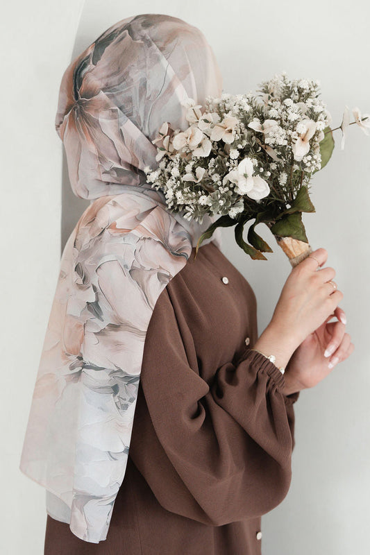 Desert Rose Chiffon Print