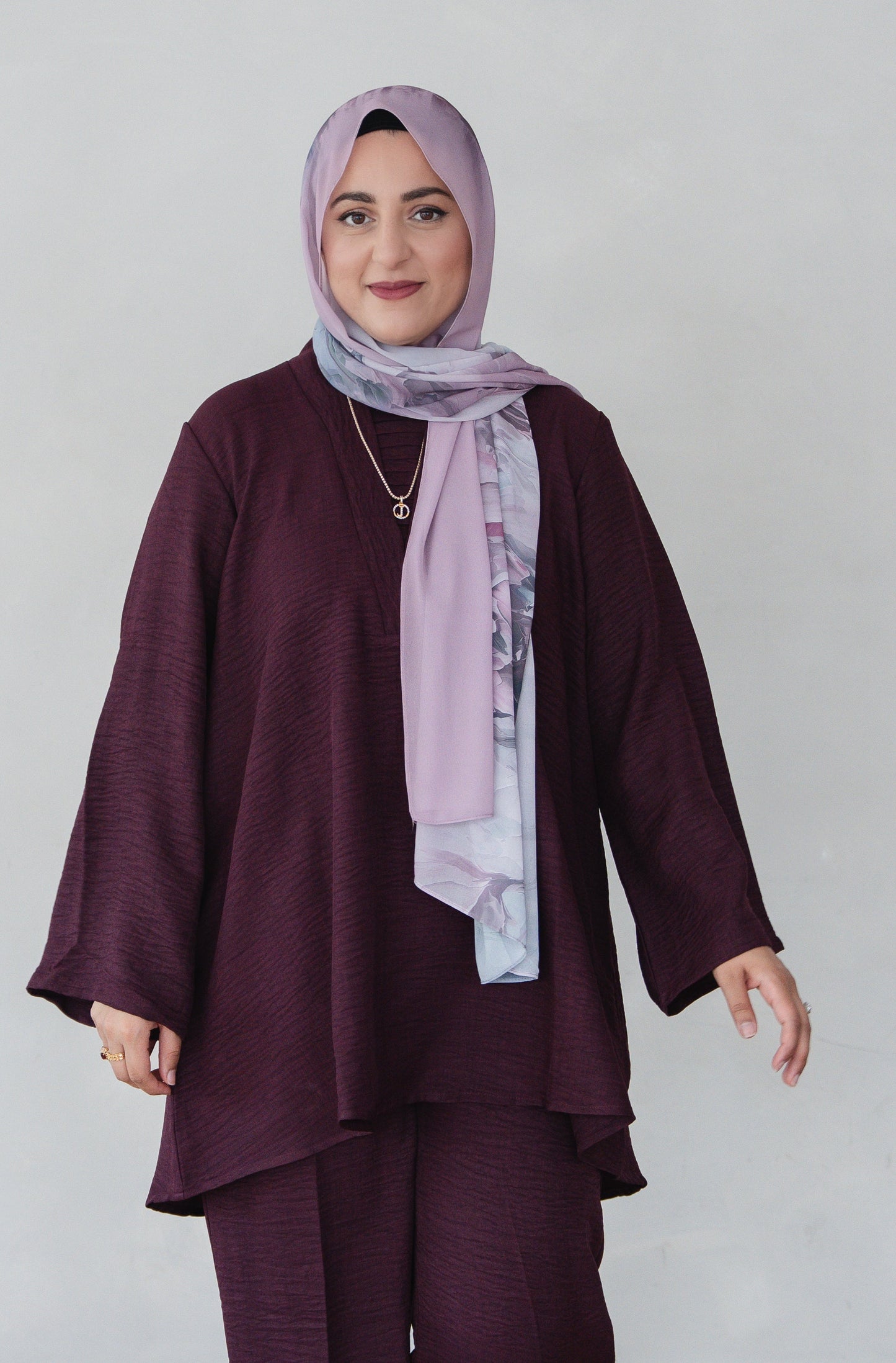 Petunia Floral Chiffon Print