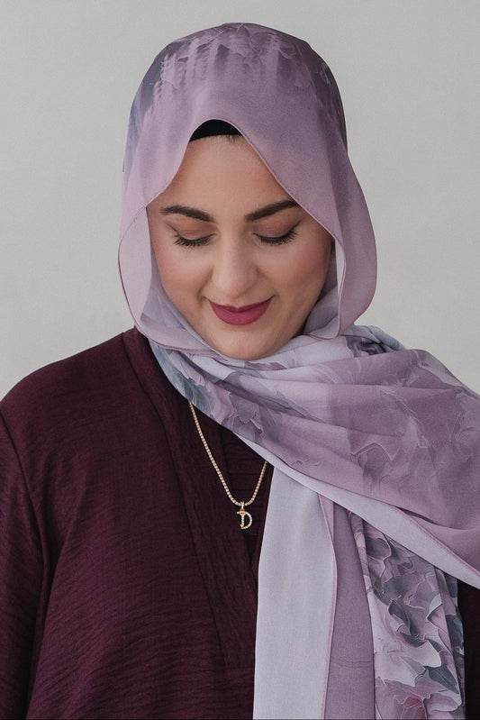 Petunia Floral Chiffon Print