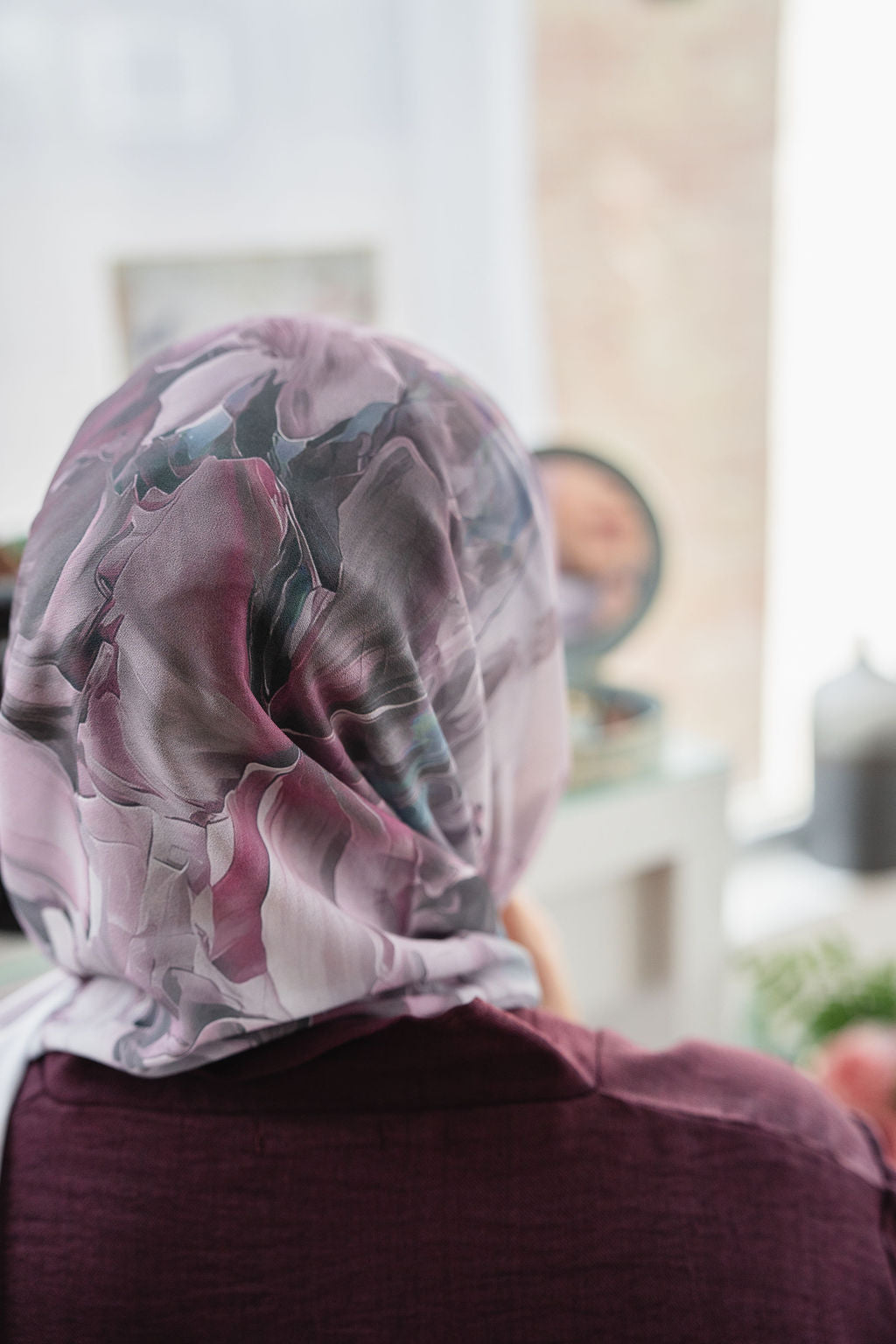 Petunia Floral Chiffon Print